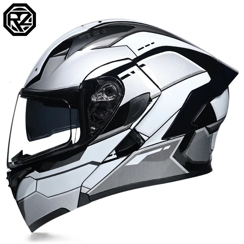 Orz Motorcycle Helmet Multi Layer Protection Safety Dot Certification Protective Racing Off Road Motorcycle Helmet 250321