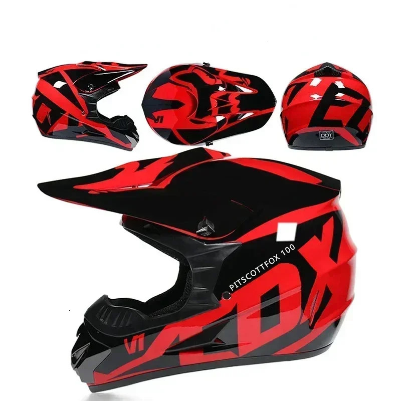 s Motocross Youth Kids Child Full Helmet V1 Children Helmets Motorcycle Casco Moto Off-road Protective Cycling Casque 250321
