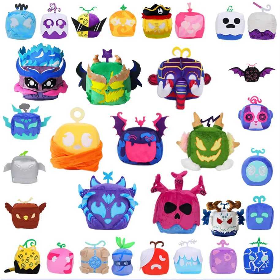 Plush Dolls 15cm Blox Fruit Plush Doll Kitssune Fruit Filled Dragon Buddha Magma Fruit Home High Quality Plush Decoration Game Childrens Gift S25321