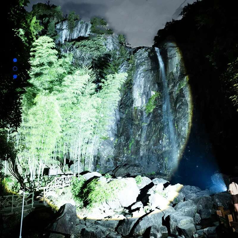 Rechargeable Durable Weather-Resistant LED Handheld Torch for Outdoor Adventures serviceable