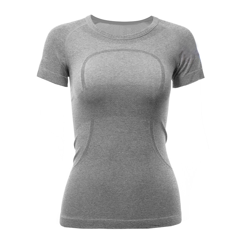Women's Yoga Wear - Breathable Athletic Short Sleeve Tee for Exercise