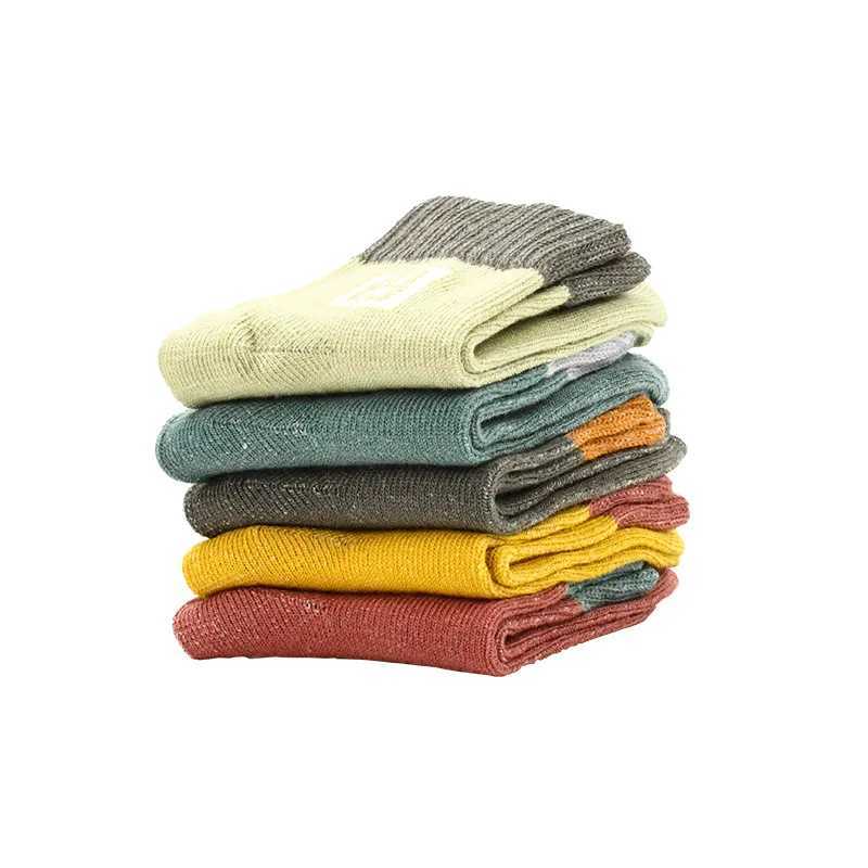 5 pairs of childrens socks per batch autumn and winter childrens cotton cartoon baby girl boy fashionable socks 1 2 3 4 5 6 7 8 9 years old X2503221