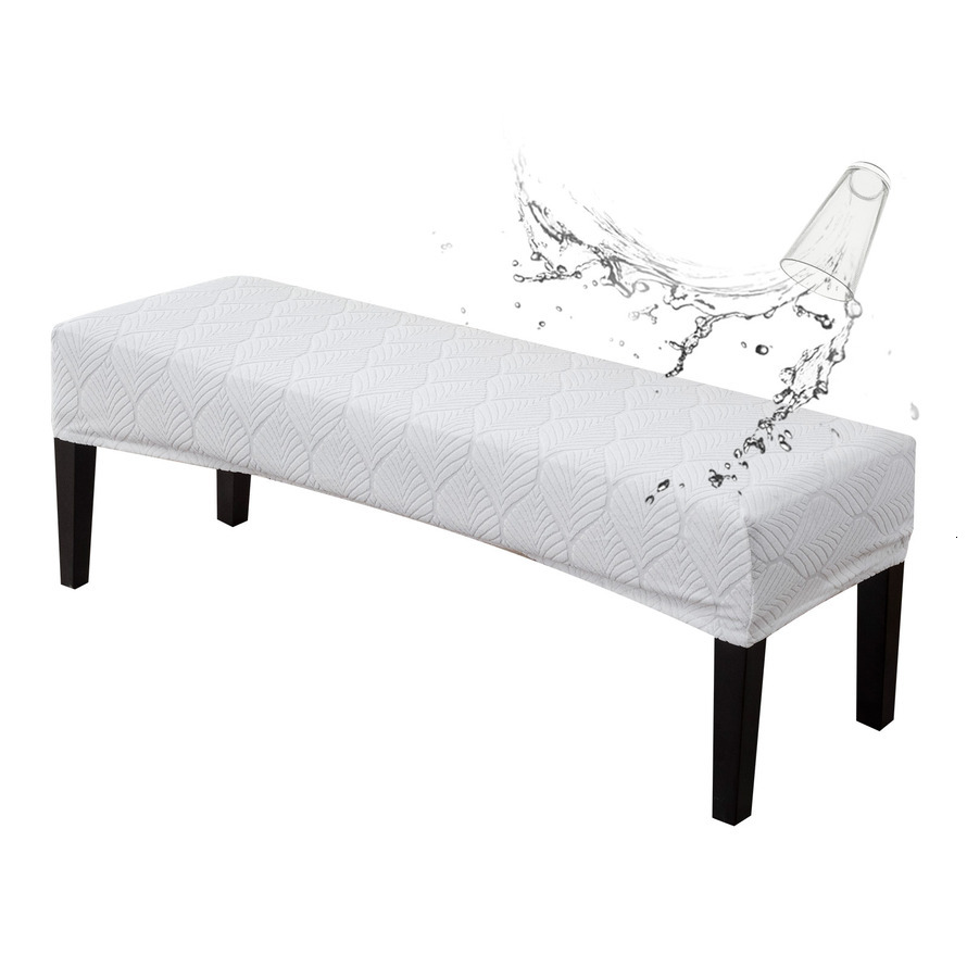 Stretch Jacquard Dining Chair Cover - Dustproof Removable Bench Sofa Cover Washable Living Room Bench Seat Protection Cover mounted hot sales