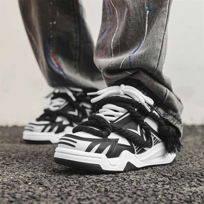 new men s orange thick soled sports shoes designer women s casual tennis plus size retro board shoes women s trendy shoe casual shoes