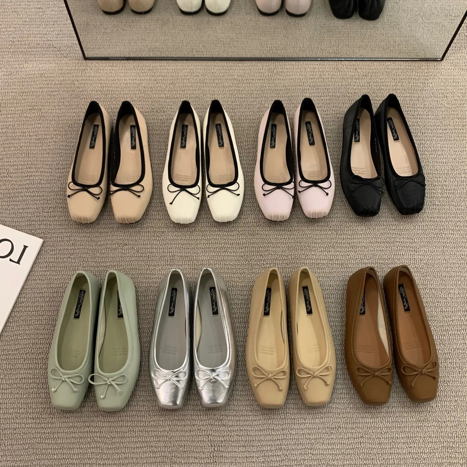 Soft Shoes Woman Ballet Flats Female Footwear Ballerinas Dress Retro Summer Mary Janes Shoes Woman Ballet Flats So 250322