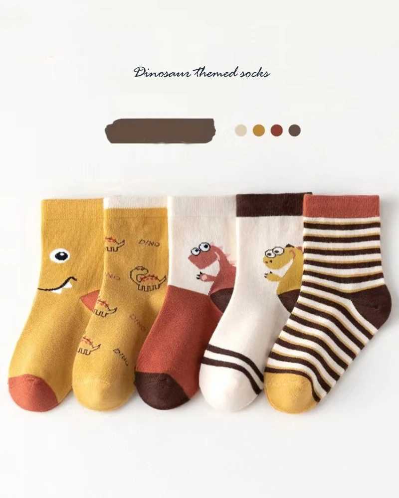 5/Random 3 pairs of socks Kawaii new summer cartoon mini cotton socks for children aged 1-12 gifts for girls and boys X2503221