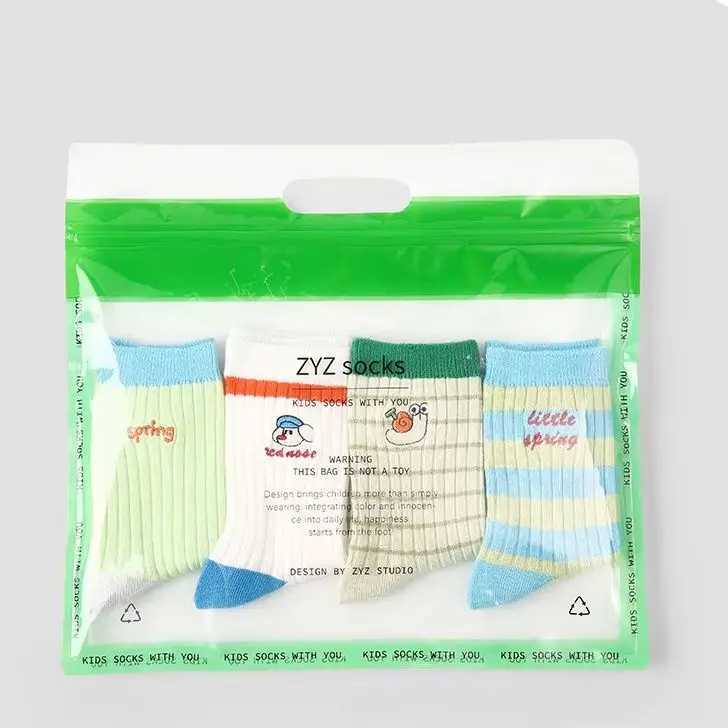 Latest Childrens Socks Striped Cartoon Sports Socks 3-12T Boys and Girls Cotton Socks Spring Socks Children 4 pairs X2503221