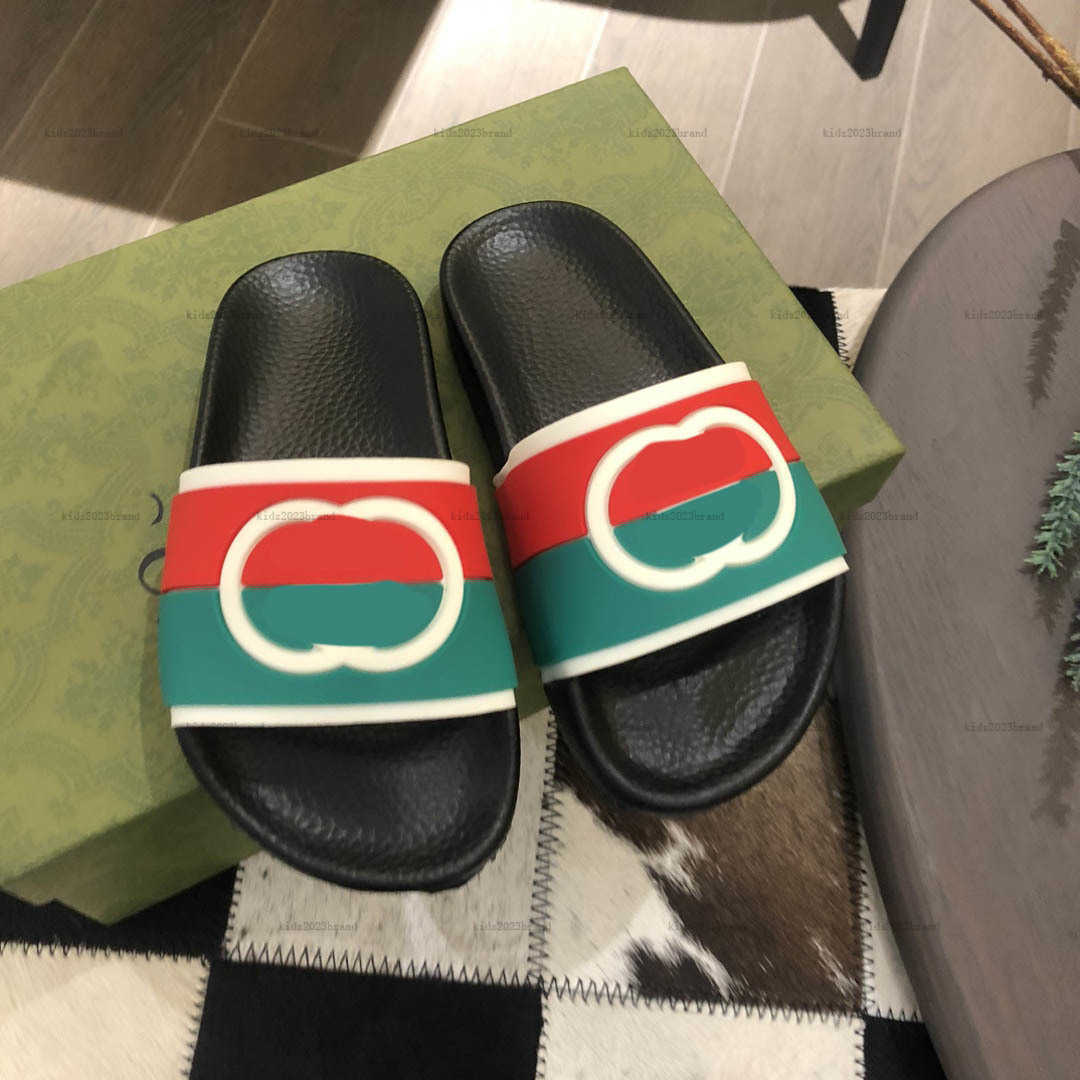 New kids slippers Multi-color splicing design baby shoes Including box Summer boys shoes High quality girls Sandals A283X08N067-g