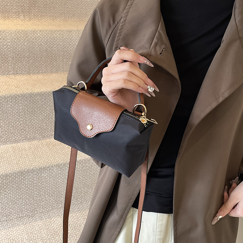 Fashion Handbag For Women In Autumn 2024, High-End Single Shoulder Crossbody Bag, Hand-Held Texture Dumpling Bag