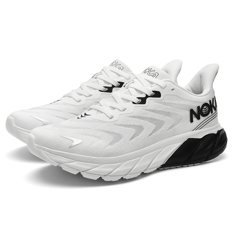 Men's casual running shoes with breathable mesh upper in summer racing sports shoes marathon shock-absorbing sports running shoes
