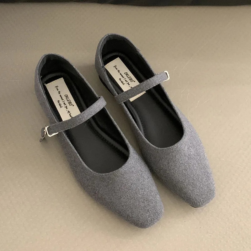 Female Footwear Fashion Buckle Strap Ladies Flats With Shoes Shallow Women Mary Janes Lolita Shoes 250322