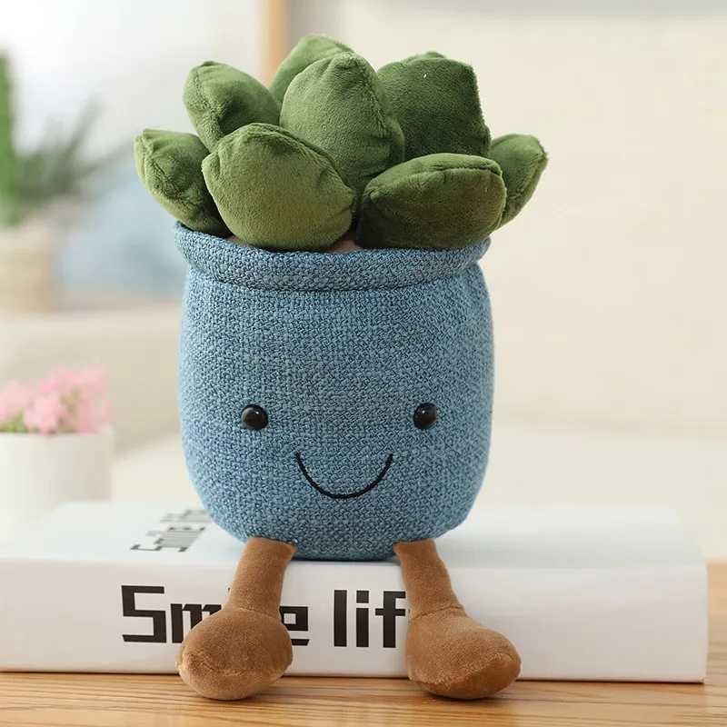 Lifelike Potted Plant Series Plush Toys Stuffed Soft Plants Bookshelf Decor Doll Creative Potted Flowers Pillow for Girls Gift X250322