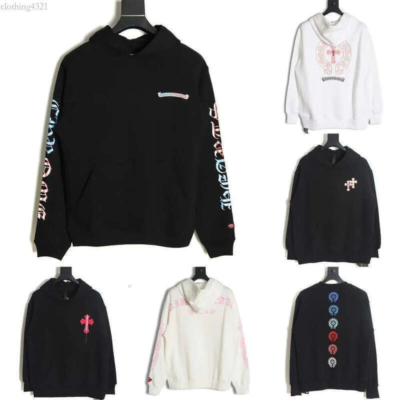 Fashion Mens Designer chrome Loose Long Sleeve Jumper Printed Chrome Hoodie Womans Lovers Hip Hop High Street Autumn Hoodies