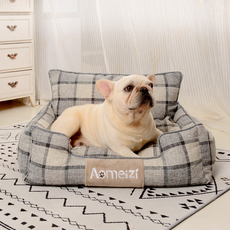 Square Comfortable Removable Washable Nest Universal for All Seasons Dog Keeping Warm Breathable Cat Bed Pet Supplies