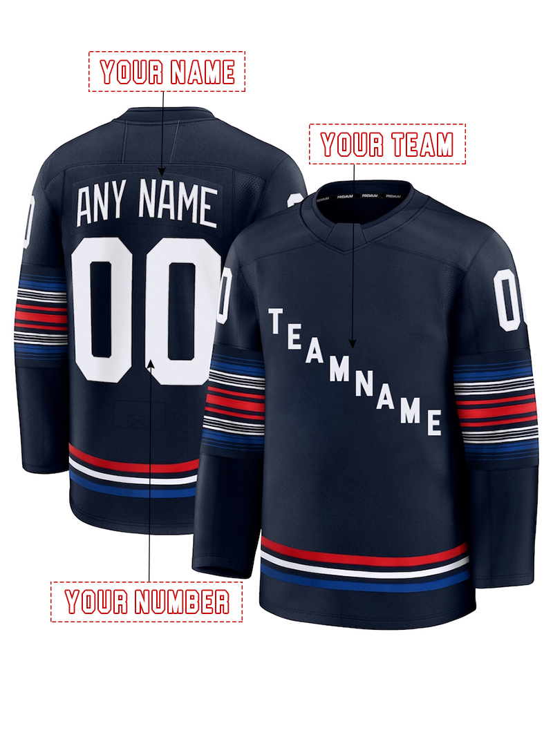 Custom 1926-2026 Year with 100th patch Hockey sistched Jersey your name number fast shiping