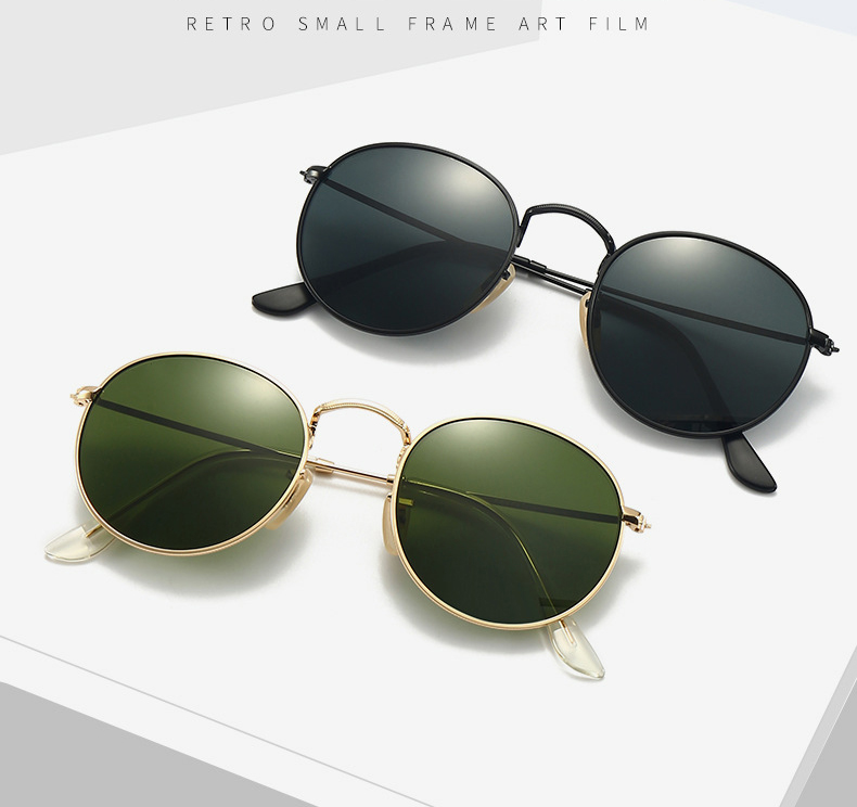 Designer RBSunglasses Men Women Goggles Glass Lens Polarized Classic Frameless Sunglasses Driving Beach Female Eyeglasses Sun Glasses A11