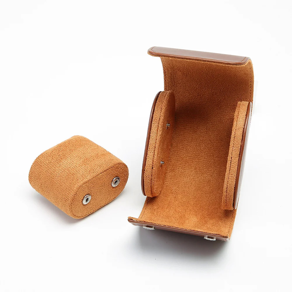 Watch Roll Travel Case 1/2/3-Slot Portable Vintage Leather Watch Display Case Storage Box Watch Organizers Men Christmas Gift 250408