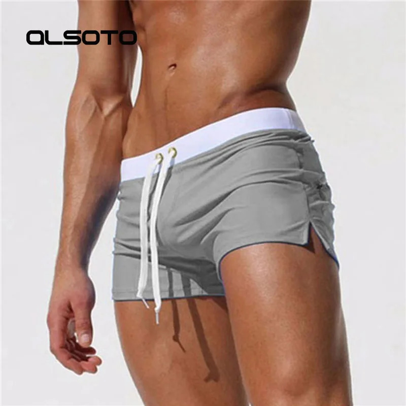 Men Swimwear Sexy swimming trunks sunga swimsuit mens swim briefs Beach Shorts mayo sungas de praia homenszwembroek heren Z260313