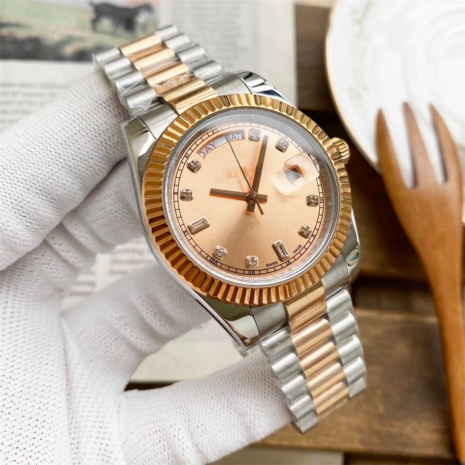 Mens Oysterity Perpetuality DAY DATE Watches Automatic Movement Stainless Steel Watch women Mechanical watch Luminous men Wristwatches #114