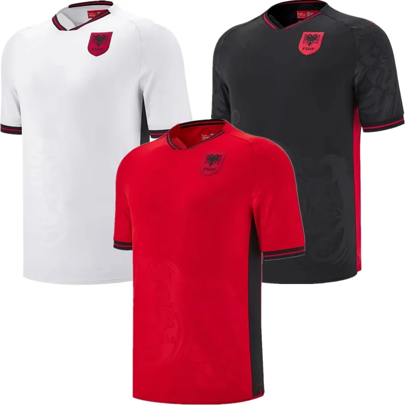 Albania Soccer Jersey 2025 26 Home Away Third ASANI BROJA N.BAJRAMI ASLLANI DJIMSITI Football Shirt Uniforms