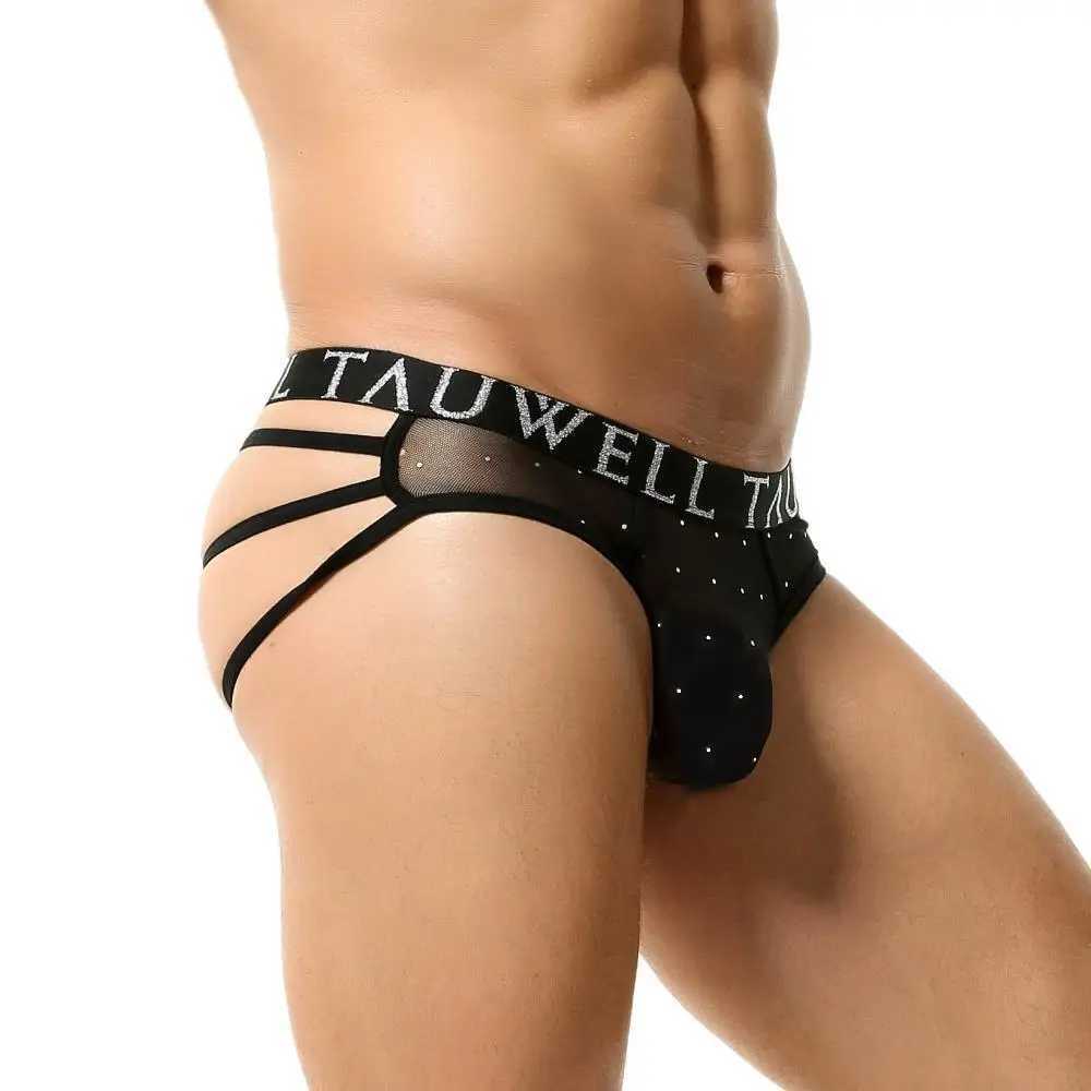 TAUWELL mens sexy underwear transparent underwear thong Jockstrap binding underwear mens sexy underwearT250322