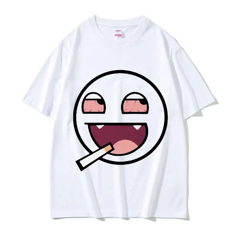Epic Face Domo Kun Funny Meme T Shirts Men Women Summer O-Neck Fashion High Quality T-Shirt Casual Cotton Oversized Tshirt 250322