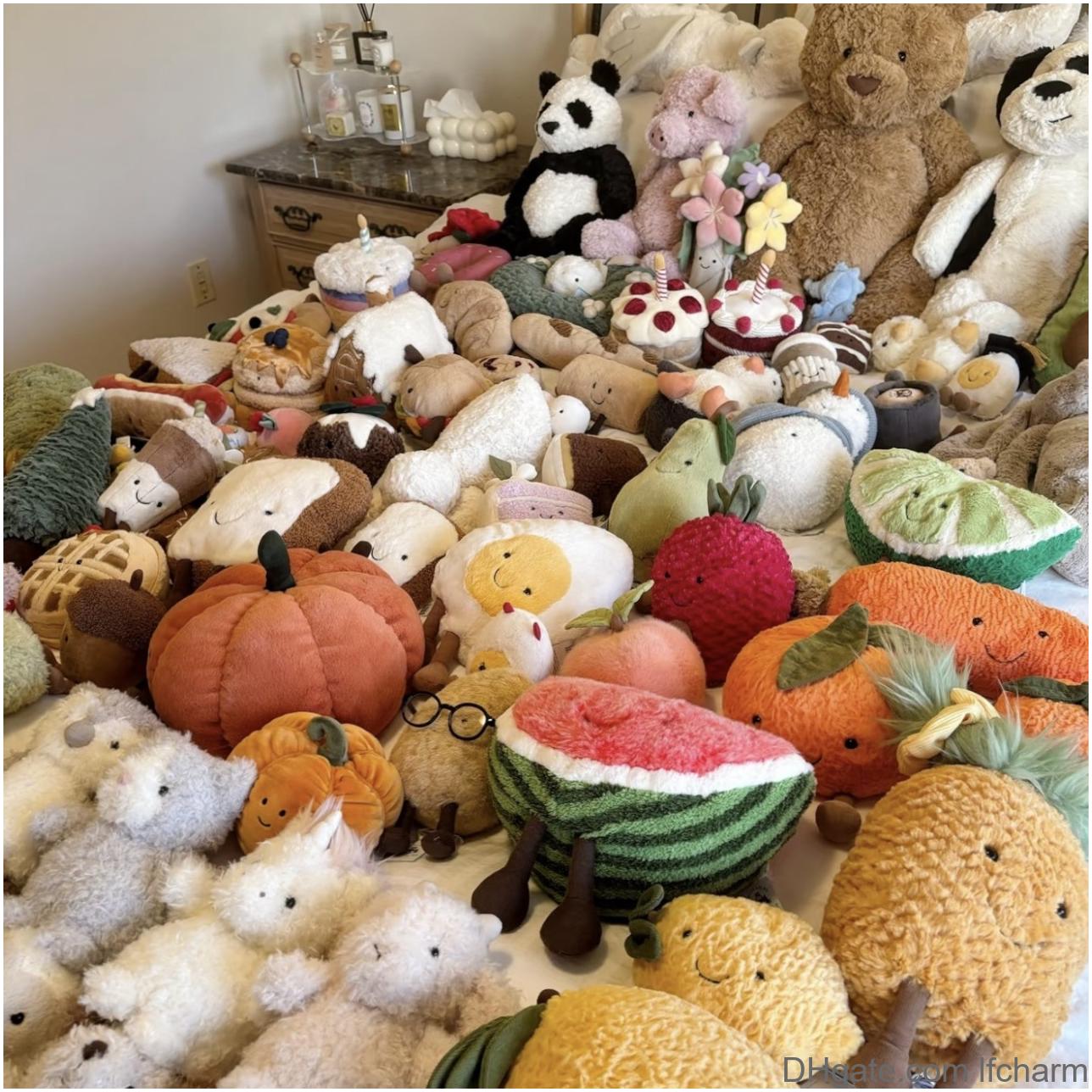 Stuffed & Plush Animals Jelly Collection Toys Cute And Animal Shaped Dolls Gift Giving For Home Decoration Birthday Drop Delivery Gift Ot6Pj