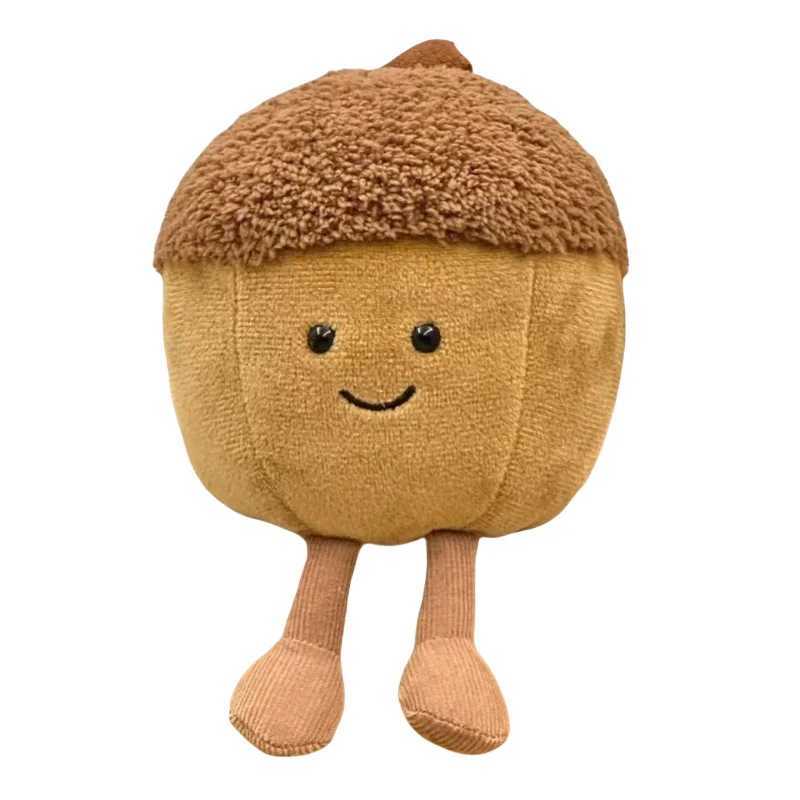 Acorn Plush Toys Kawaii Stuffed Dolls Cartoon Fruit Throw Pillow Adorable Home Decor Toys Birthday Gift For Kids X250322