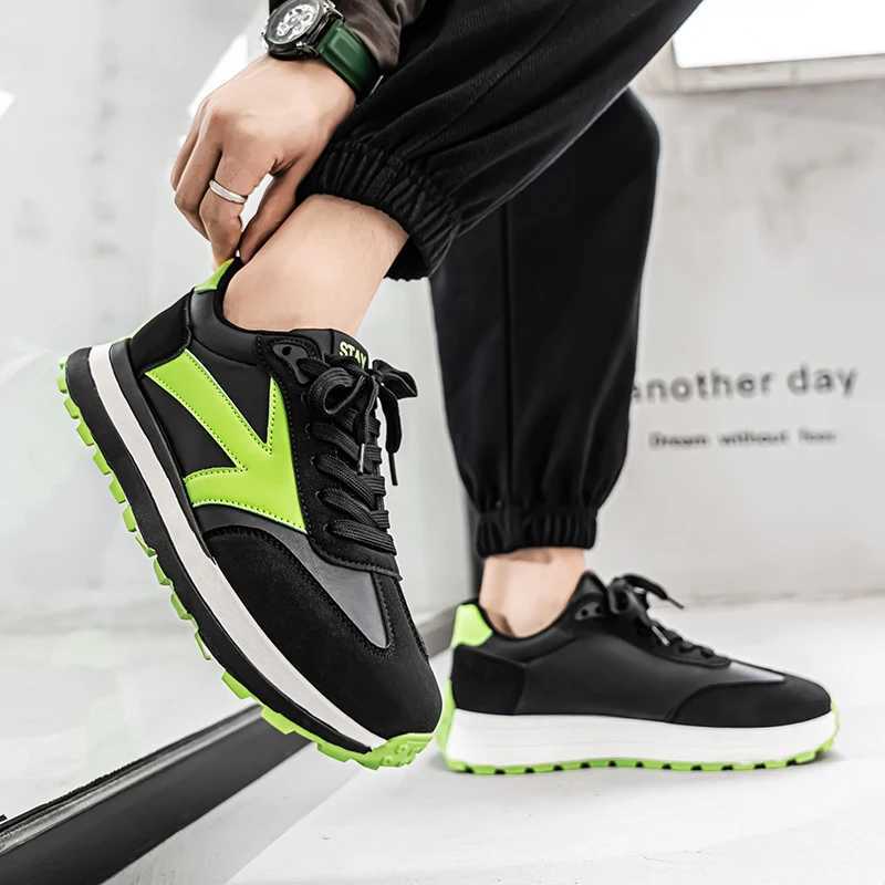 Fashion designer mens sports shoes high-quality and comfortable thick soled shoes anti slip casual walking shoes Z250321