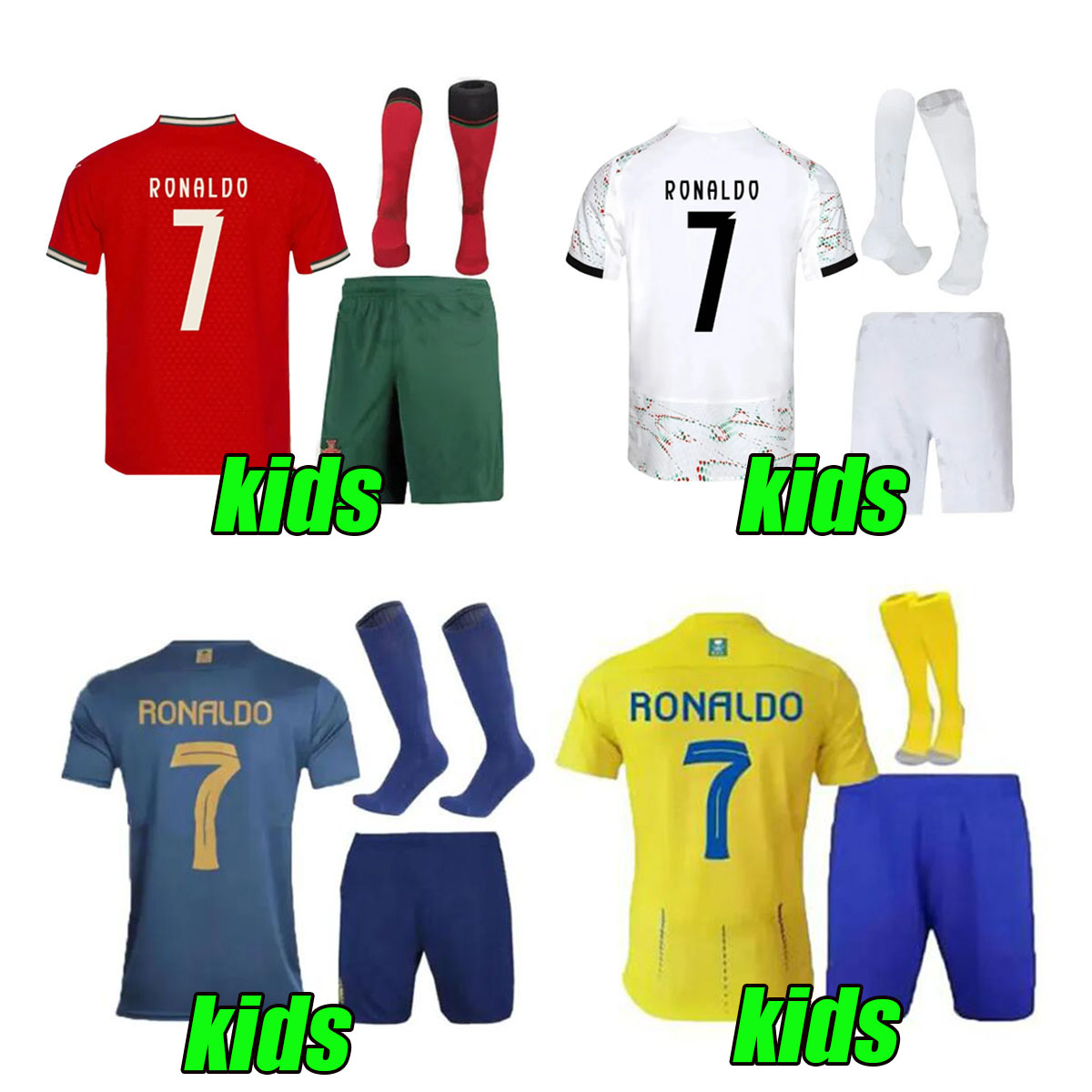 kids football kits Ronaldo soccer Jerseys 24 25 26 CR7 Gonzalo Martinez Talisca Ghislain Konan Vincent Aboubakar men Football shirt