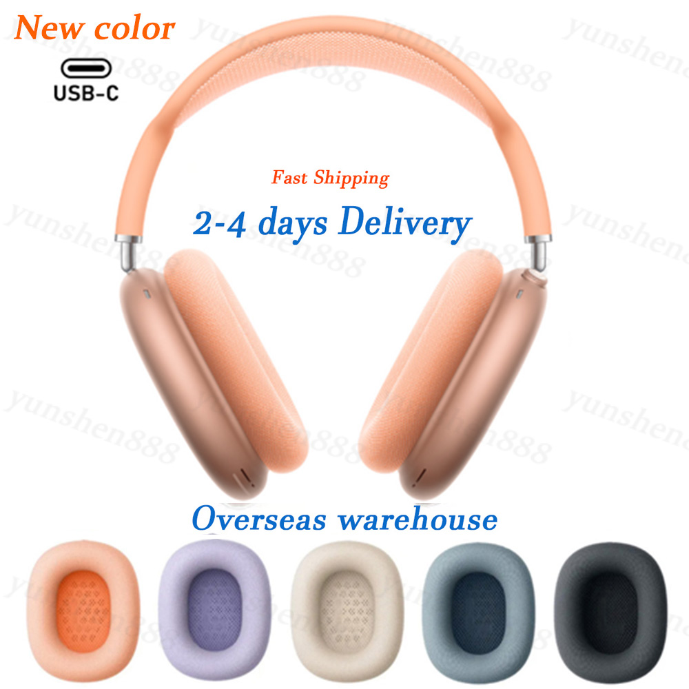 For Top quality Apple Airpods Max 2 3 4 ANC Wireless Headphone Bluetooth Earphones Accessories Max Pro Headset TPU Case Silicone shell airpod Pro max Headphones