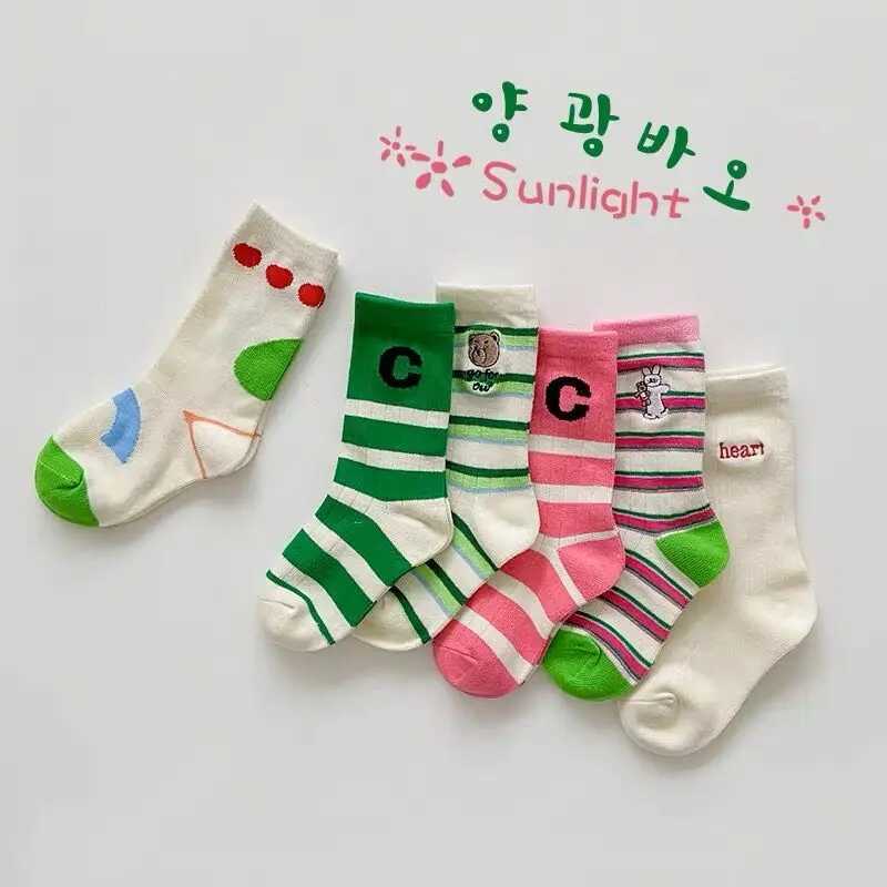 Childrens socks for boys and girls spring and summer cotton socks for babies and toddlers socks for staff X2503221