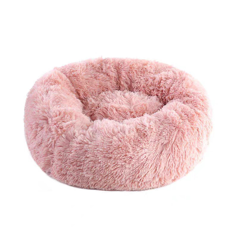 Cross border cat nest plush round pet kennel dog bed winter dog mat pet mattress pet supplies wholesale - view 3