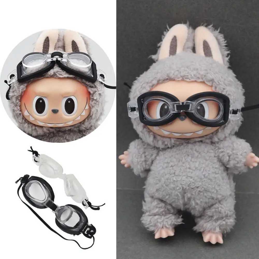 Elastic Band 8 CM Doll Swimming goggles Entertainment Submarine Mirror(only glasses) for Labubu doll Free shipping