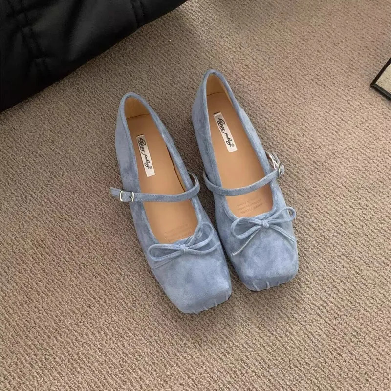 Dress Womens Shoes Fashion French Style Girl Bow Multifunctional Pig Nose Princess Shoes Womens Flat Shoes Multicolor 250319