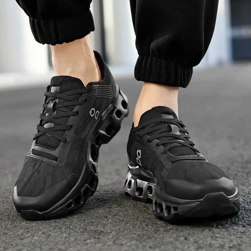 Mens Running Walking Shoes Cfortable Cushioning Non-Slip Breathable Athletic Gym Workout Cross Trainer Jogging Sneakers Z250411
