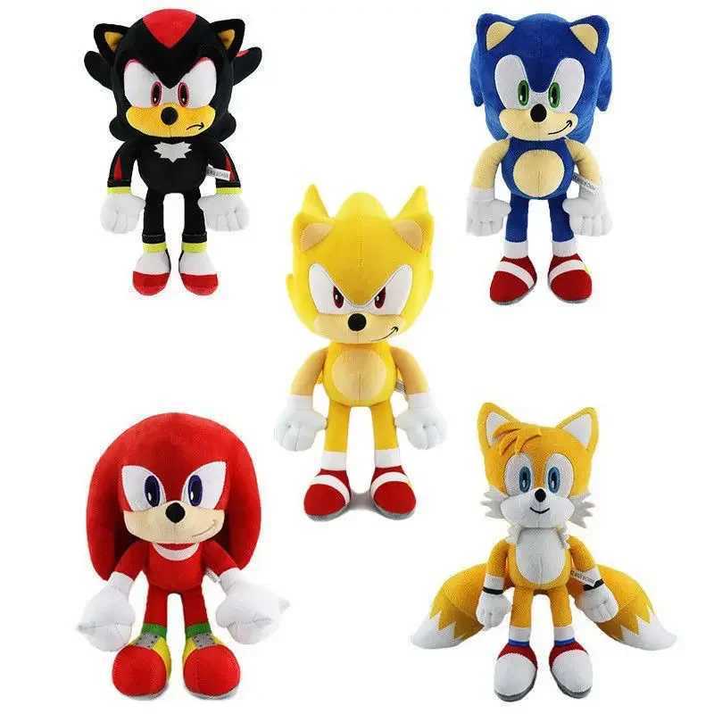 Sonic Plush Doll for Kids 30cm Soft Plush Toy High Quality with Kneads and Birthday Tails X250322