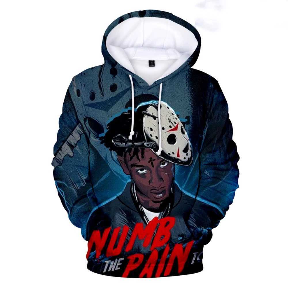 Rap singer YoungBoy 3D printed hoodie mens hip-hop super big hoodie fashion zipper hoodie sportswear Tracksuits mens clothingXJ250322