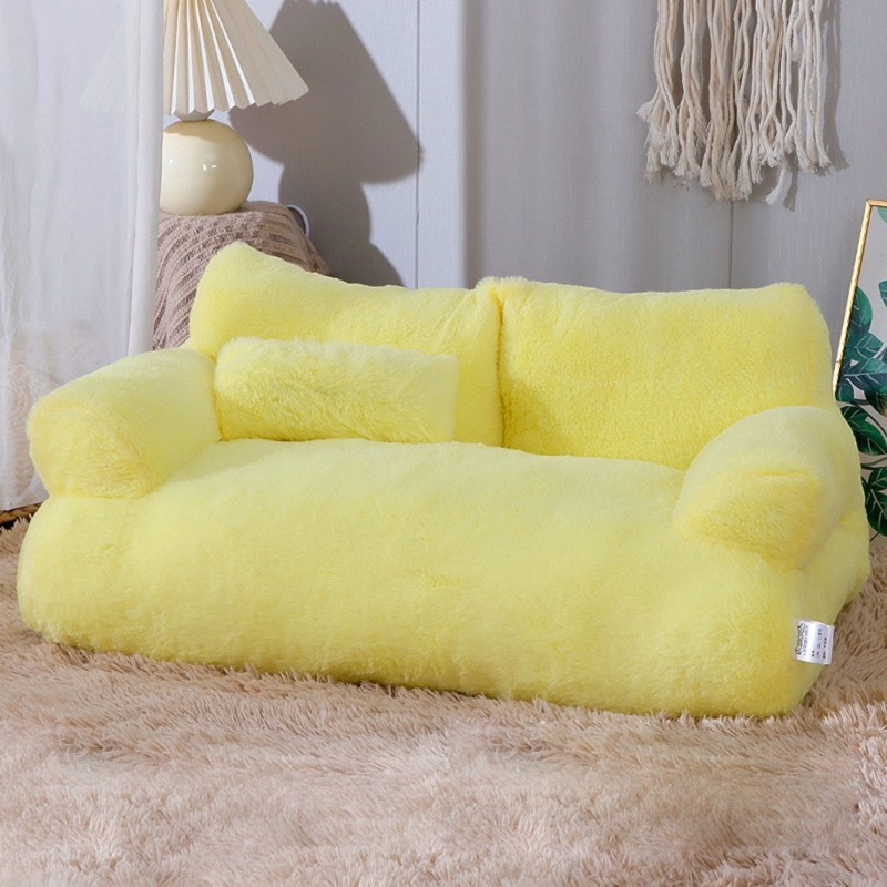 Dog Puppy Couch Non-Slip Base Detachable Cover Sofa for Small to Medium Pets Creative Pet Bed Cute Nest - view 5