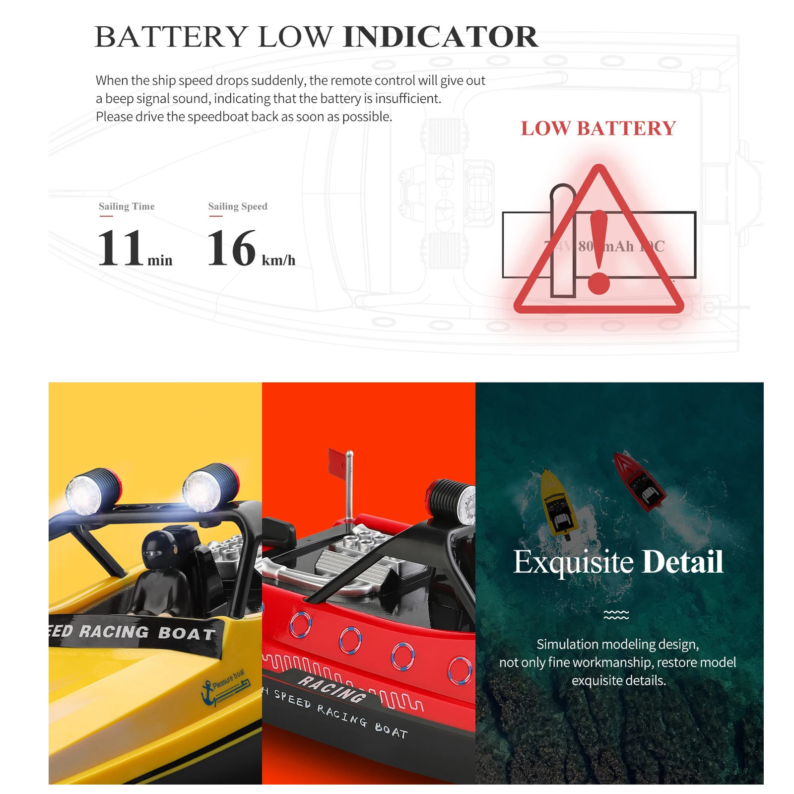 WLtoys WL917 RC Boat 2.4GHz Remote Control Boats RC Jet Boat 16kmh RC Boat Toy Gift for Kids Adults Boys Storage Bag Package 250321