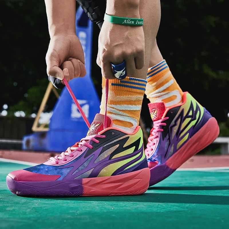 High quality Lamelo Ball 2nd generation basketball shoes truly combat anti slip new mens and womens sports shoes W250322