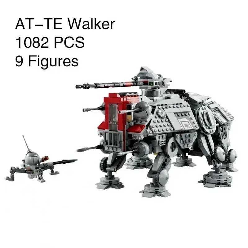 HOT TOY New Hot All Terrain Tactical Actuator At-te Compatible with 75337 Model Building Blocks Kit Bricks Birthday Gifts M250322