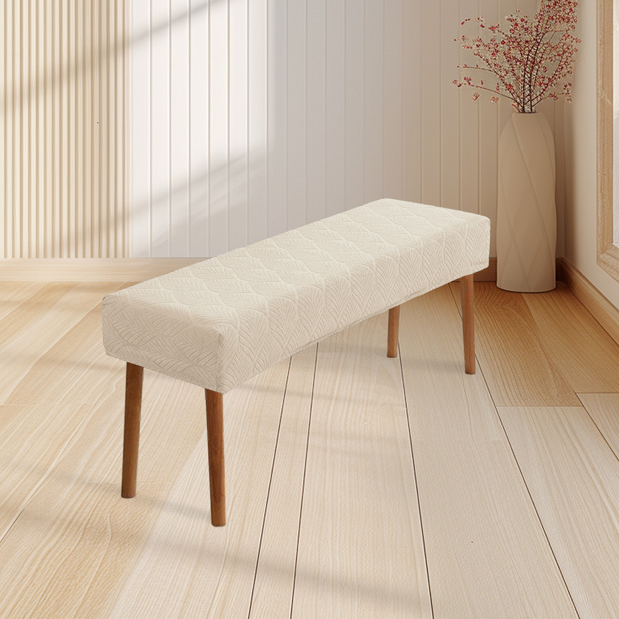 Stretch Jacquard Dining Chair Cover - Dustproof Removable Bench Sofa Cover Washable Living Room Bench Seat Protection Cover mounted hot sales
