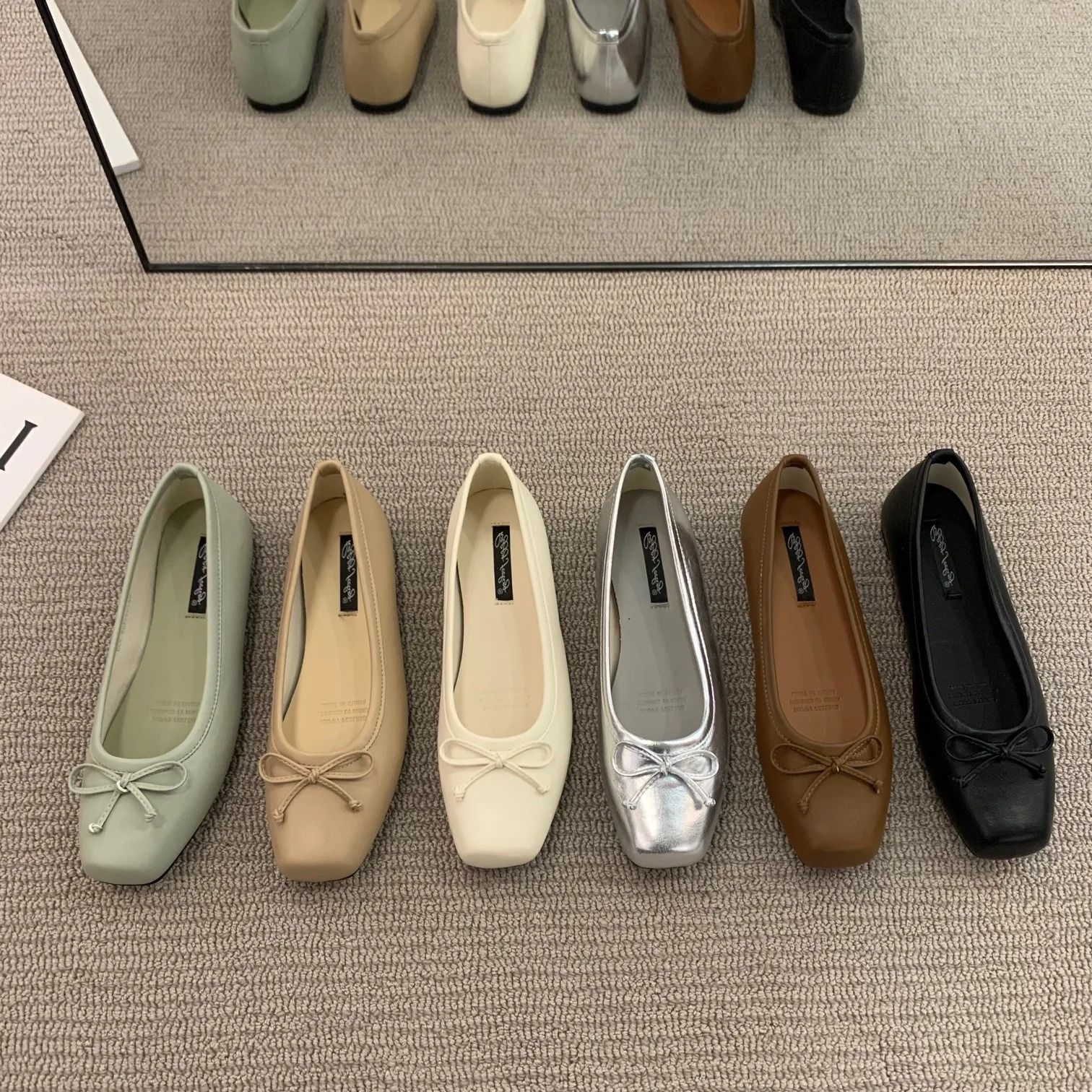 Soft Shoes Woman Ballet Flats Female Footwear Ballerinas Dress Retro Summer Mary Janes Shoes Woman Ballet Flats So 250322