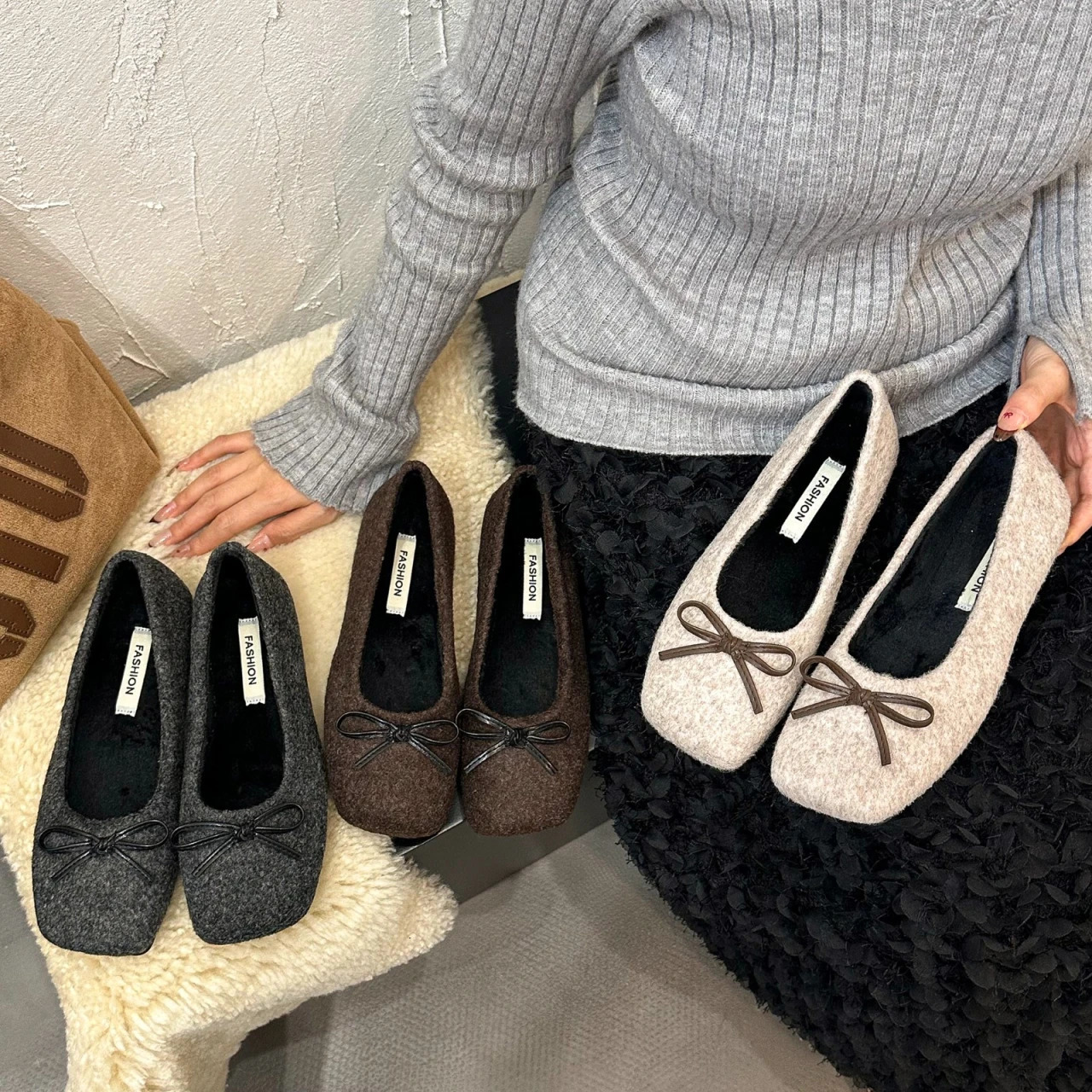 Silver Leather Split Toe Flat Shoes Woman Mary Janes Tabi Ninja Flats Female Cozy Dress Shoes Ankle Belt Moccasins 250322