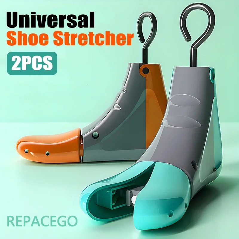Repacego 2Pcs Shoe Stretcher Shoe Trees Universal Unisex Women Men Adjustable Length Width high top Expander Extender Keeper 250327