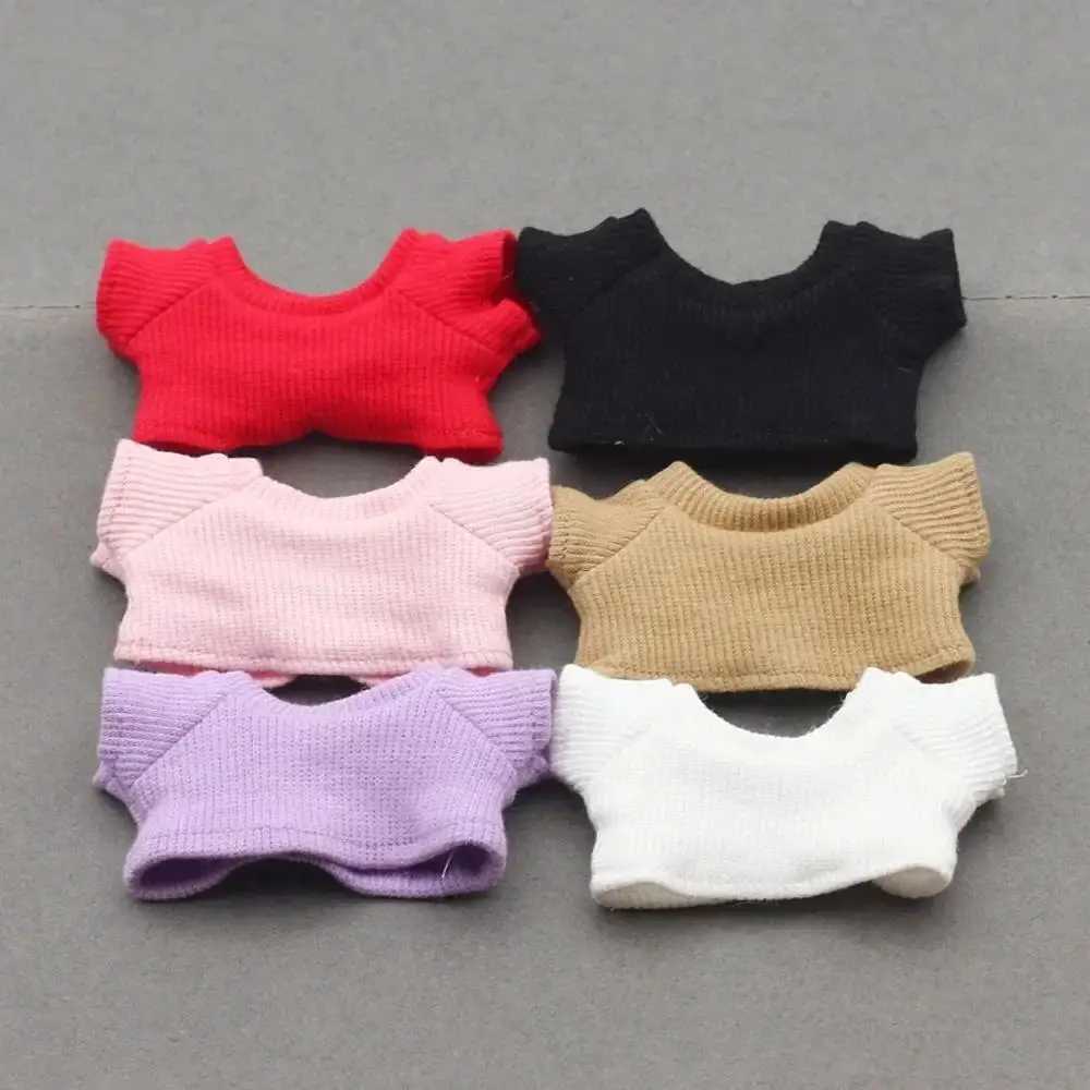 Mini Doll Clothes Outfit Accessories For 15-17cm Labubu V1 V2 V3Labubu Uniform Set Outfit Skirt and Sweater Sunglasses Clothing Z250322