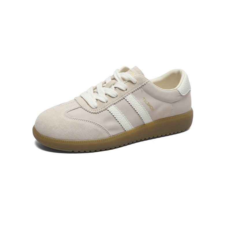Women's candy-colored German training shoes new style for spring and summer 2025 lightweight breathable comfortable little white shoes versatile