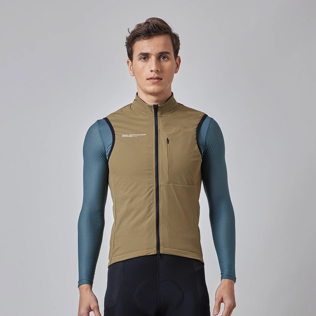 SPEXCEL 22 All Explore Winter Windproof And Thermal inner Cycling Vest 2 layer Cycling wear With Chest pocket 250321