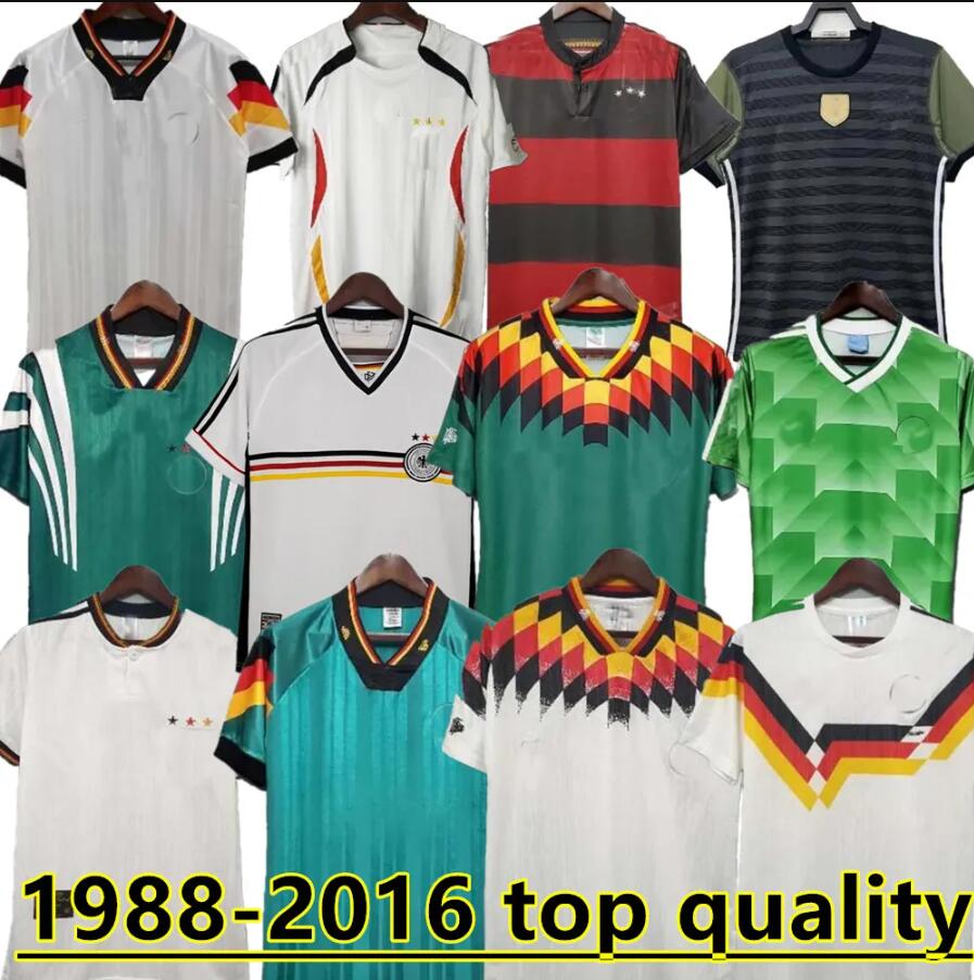 1990 1998 1988 1996 GermanyS Retro Littbarski BALLACK Soccer Jersey KLINSMANN 2006 2014 shirts KALKBRENNER 1996 2004 Matthaus Hassler Bierhoff KLOSE